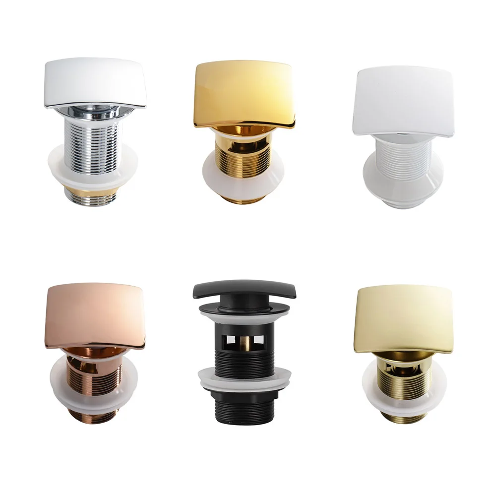 Bathroom Accessories Square Basin Pop Up Water Stopper Basin Water Waste Drain Black/Chrome/Brushed Gold/Rose/White
Bathroom Accessories Square Basin Pop Up Water Stopper Basin Water Waste Drain Black/Chrome/Brushed Gold/Rose/White