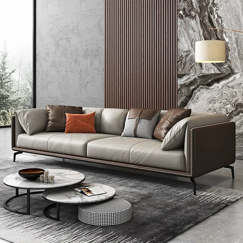 Minimalist Comfortable Sofa Leather Nordic Minimalist Modern Entry Lux Style Living Room Divani Da Soggiorno Home Furniture 
Minimalist Comfortable Sofa Leather Nordic Minimalist Modern Entry Lux Style Living Room Divani Da Soggiorno Home Furniture