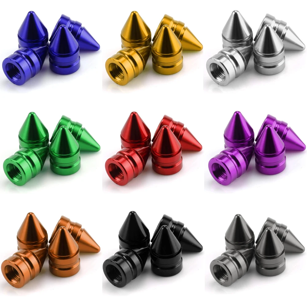 Car Tire Valve Caps, 4Pcs Universal Aluminum Alloy Tire Trim Accessories Dust Tire Covers for Cars, Trucks, SUVs and Motorcycles
Car Tire Valve Caps, 4Pcs Universal Aluminum Alloy Tire Trim Accessories Dust Tire Covers for Cars, Trucks, SUVs and Motorcycles
