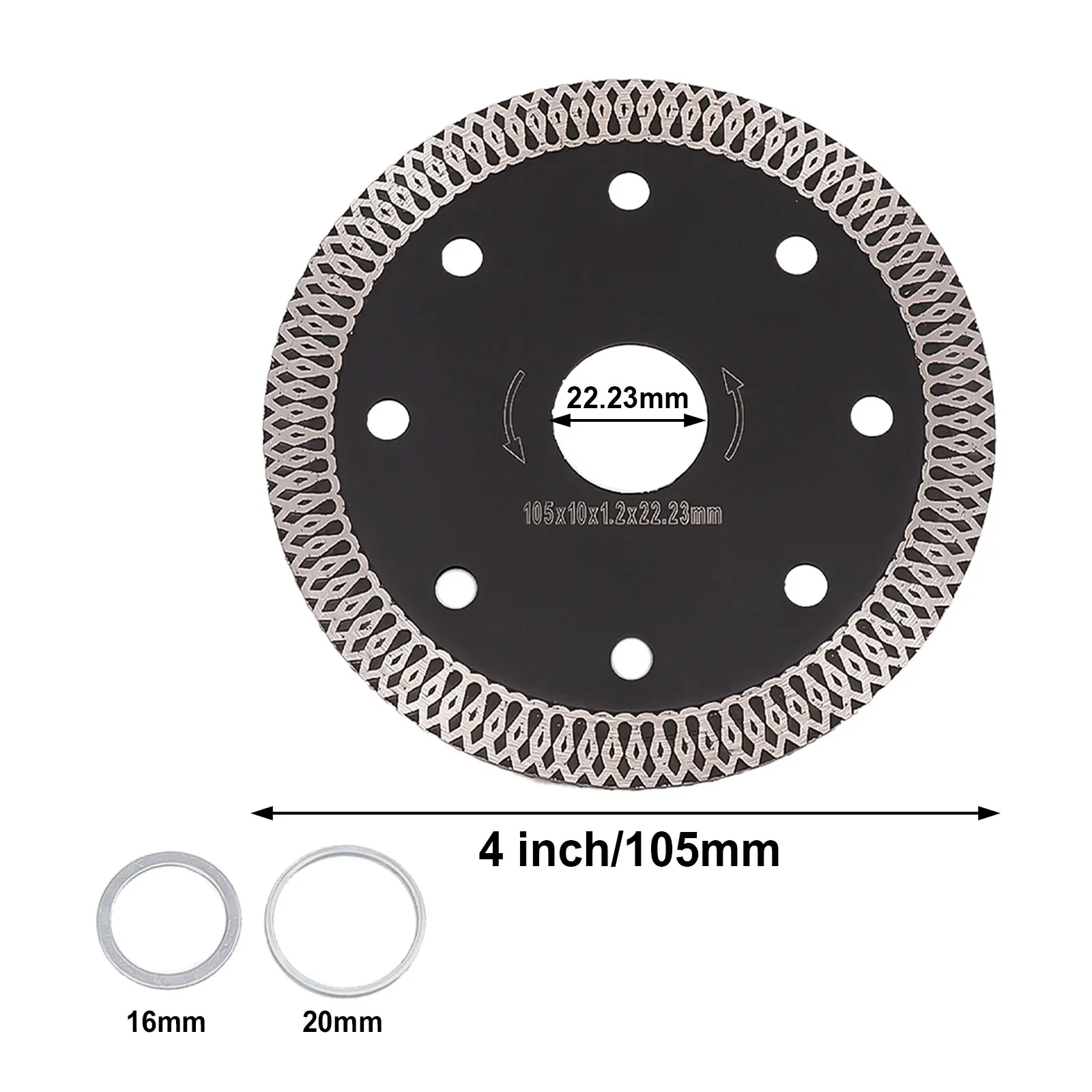 Durable Diamond Saw Blade Cutting Disc Brand New Dry / Wet Cutting Practical Quick & Smooth Cutting Useful X Teeth
Durable Diamond Saw Blade Cutting Disc Brand New Dry / Wet Cutting Practical Quick & Smooth Cutting Useful X Teeth