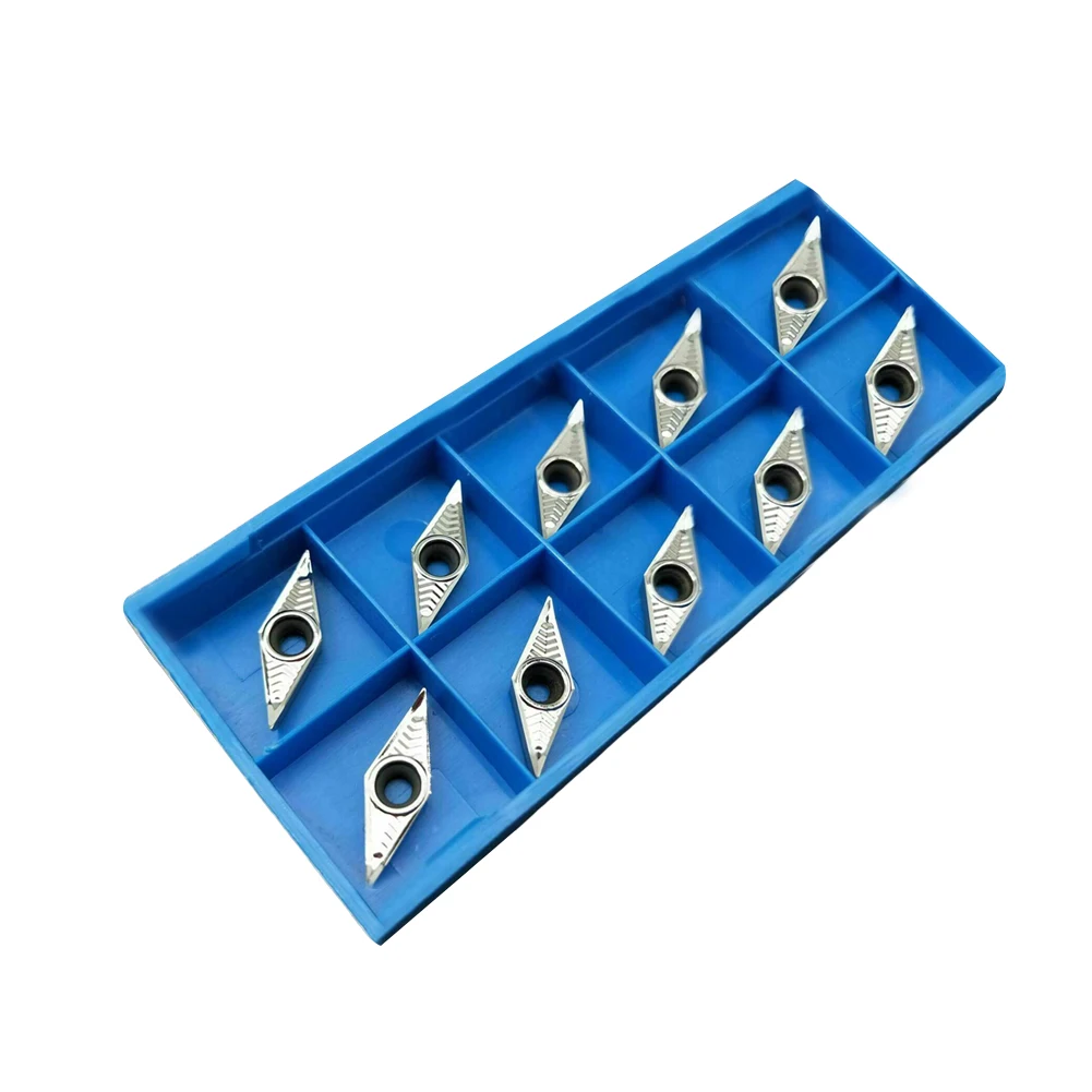 Carbide Aluminum Inserts CNC Turning Inserts Copper Metal Wood Turning Tools VCGT110304 AK H01 Aluminum Inserts
Carbide Aluminum Inserts CNC Turning Inserts Copper Metal Wood Turning Tools VCGT110304 AK H01 Aluminum Inserts