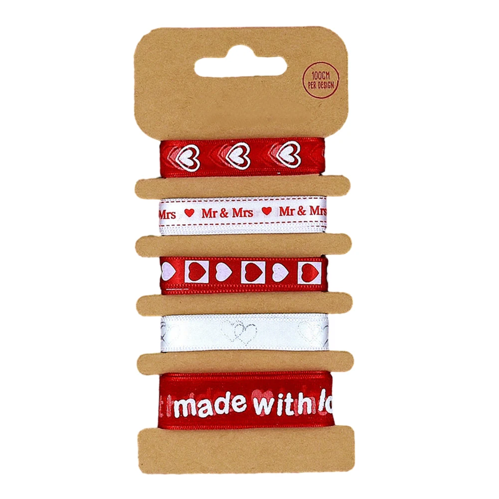 Heart Set Wrapping Ribbon Polyester Wrapping Ribbon Bouquet Decoration Crafts Grosgrain Ribbon Packing Decoration
Heart Set Wrapping Ribbon Polyester Wrapping Ribbon Bouquet Decoration Crafts Grosgrain Ribbon Packing Decoration