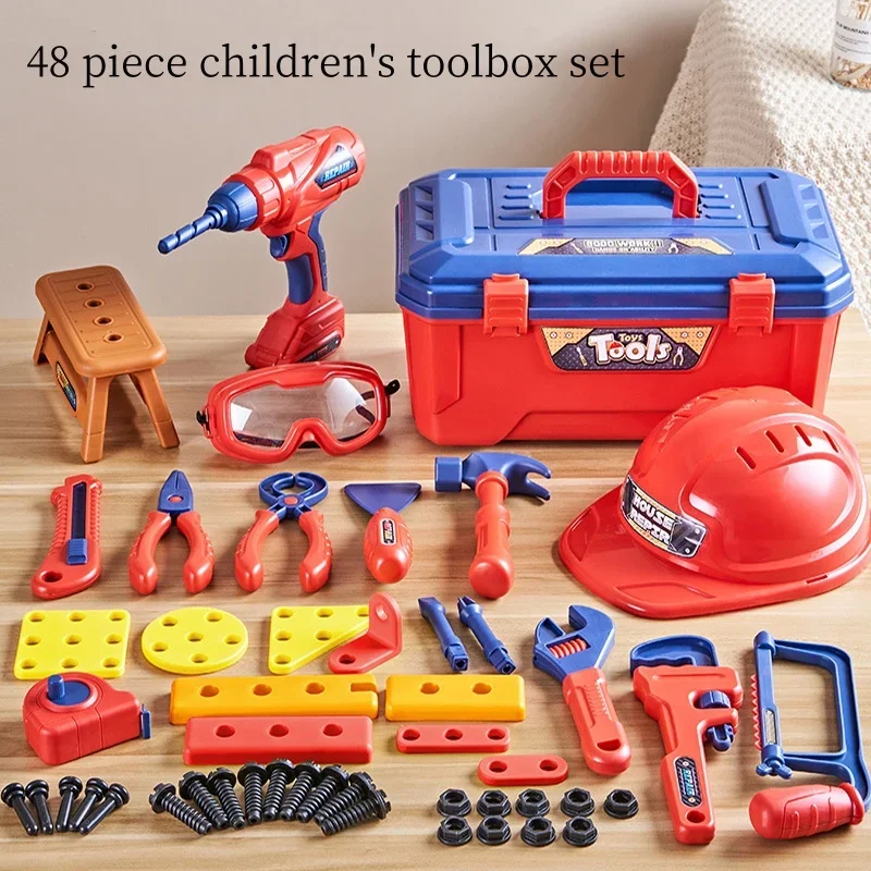 Children's Baby Disassembly and Assembly Simulation Repair Toolbox Toy Set Electric Model Repair Table Boy Gift
Children's Baby Disassembly and Assembly Simulation Repair Toolbox Toy Set Electric Model Repair Table Boy Gift