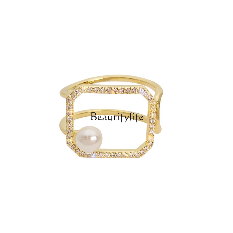 Square Ring High-Grade Exquisite Index Finger Adjustable Opening Decoration
Square Ring High-Grade Exquisite Index Finger Adjustable Opening Decoration