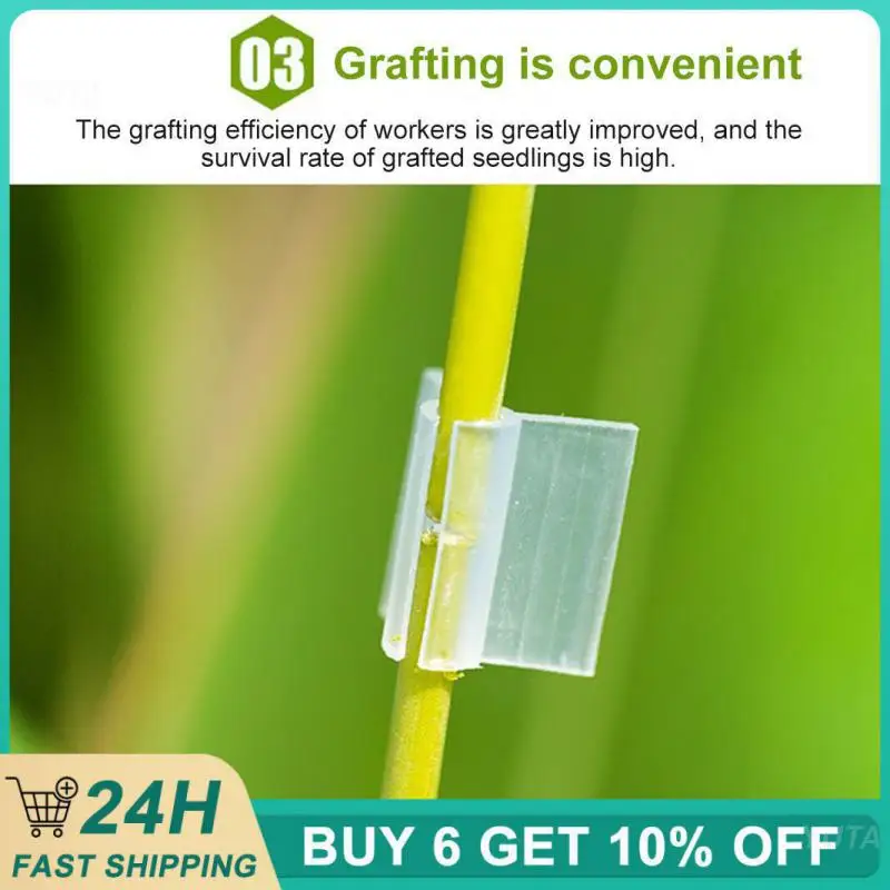 Plant Grafting Clip Tomato Horticultural Flower Seedling Plastic Grafting Clip Seedling Grafting Card
Plant Grafting Clip Tomato Horticultural Flower Seedling Plastic Grafting Clip Seedling Grafting Card