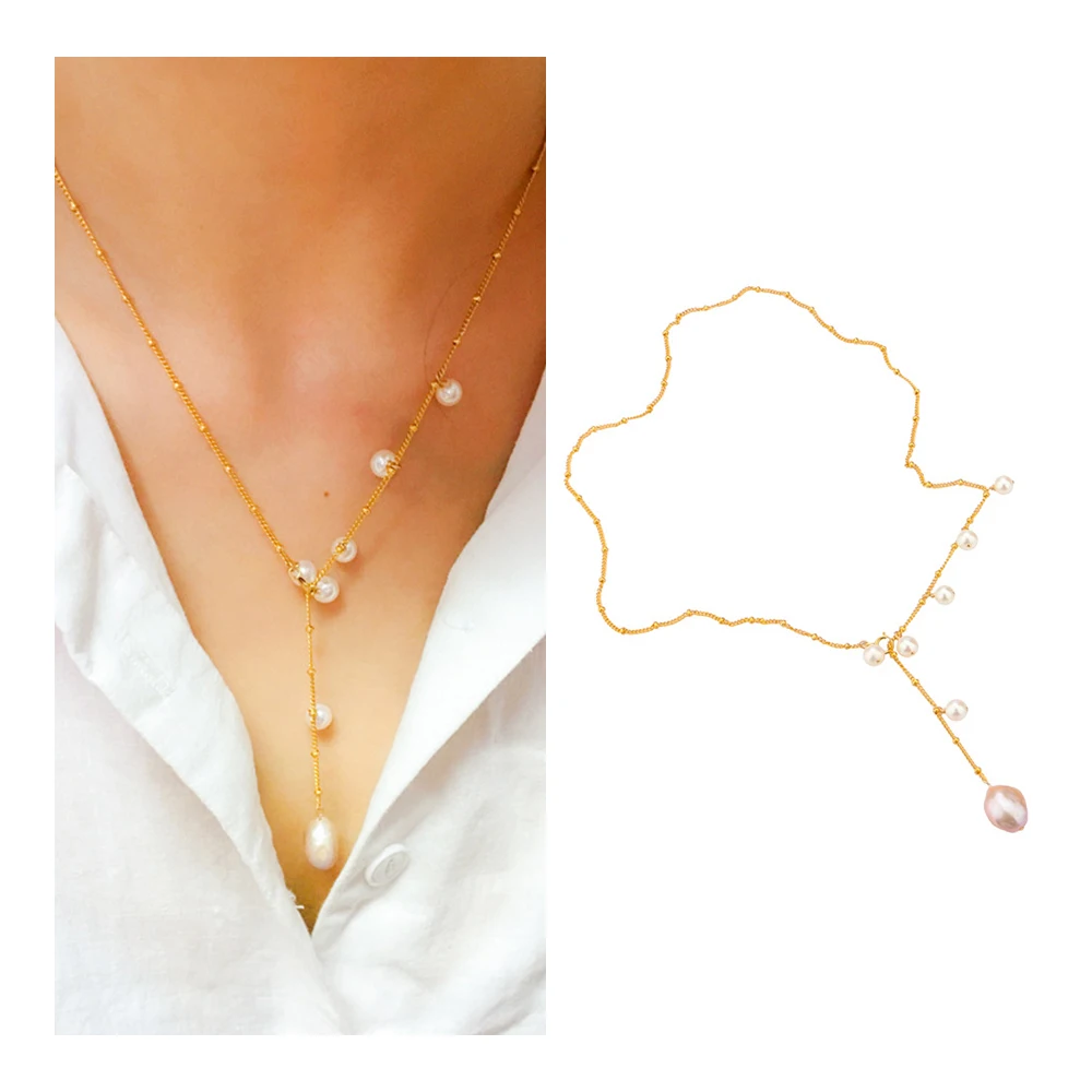 Beadsnice Hot Sale 14K Gold Filled Freshwater Baroque Pearl Necklace Women Jewelry
Beadsnice Hot Sale 14K Gold Filled Freshwater Baroque Pearl Necklace Women Jewelry