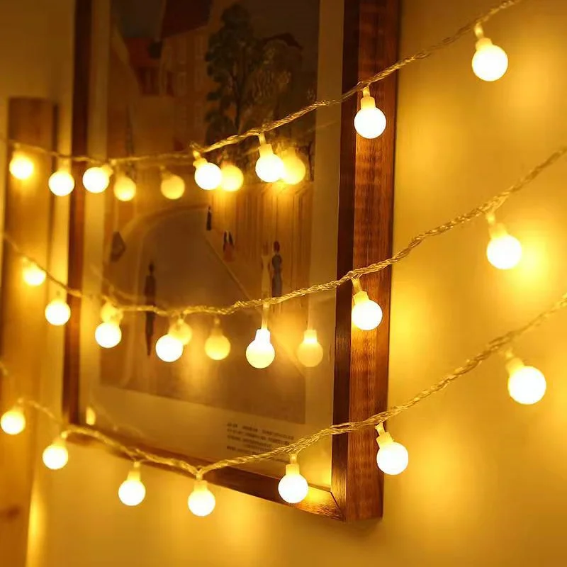 Garland 3M 6M 10M USB Battery LED Ball String Lights Christmas Lights Indoor Garland on Batteries Xmas Light Wedding Decoration
Garland 3M 6M 10M USB Battery LED Ball String Lights Christmas Lights Indoor Garland on Batteries Xmas Light Wedding Decoration