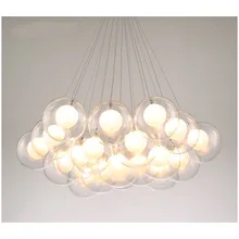 Nordic Minimalist Creative Personality Art Dining Room Bedroom Living Room Chandelier Modern Multi-head Glass Ball Bubble Lamp 
Nordic Minimalist Creative Personality Art Dining Room Bedroom Living Room Chandelier Modern Multi-head Glass Ball Bubble Lamp