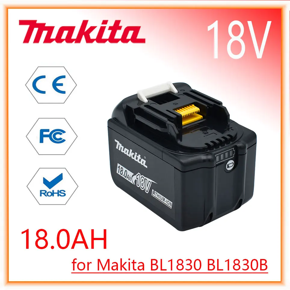 Makita Replacement 18V 18.0Ah Battery For BL1830 BL1830B BL1840 BL1840B BL1850 BL1850B rechargeable battery LED indicateur
Makita Replacement 18V 18.0Ah Battery For BL1830 BL1830B BL1840 BL1840B BL1850 BL1850B rechargeable battery LED indicateur