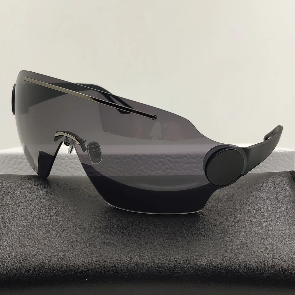 

New Rimless Rotatable 2023 Goggle Sunglasses For Women Temple Brand Designer Summer Male Retro Fashion For Sun Glasses UV400