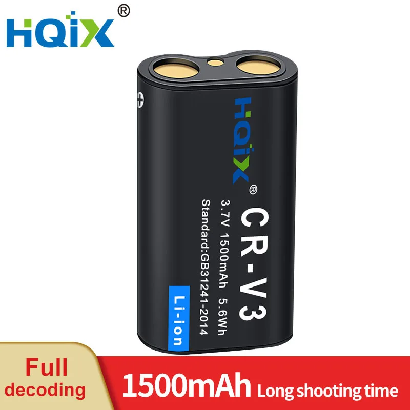 

HQIX for Kodak C300 C310 C330 C340 C360 C533 C623 C643 C653 C875 C433 Z650 Z663 Z700 Z740 CX4200 Camera CR-V3 Charger Battery