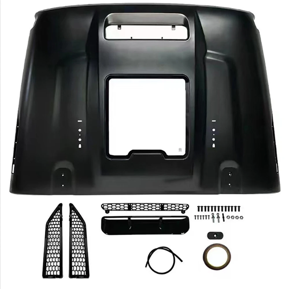 JL1283 hood for jeep wrangler JK JL JT Steel plastic glass Toughened glass visible engine interior construction
JL1283 hood for jeep wrangler JK JL JT Steel plastic glass Toughened glass visible engine interior construction