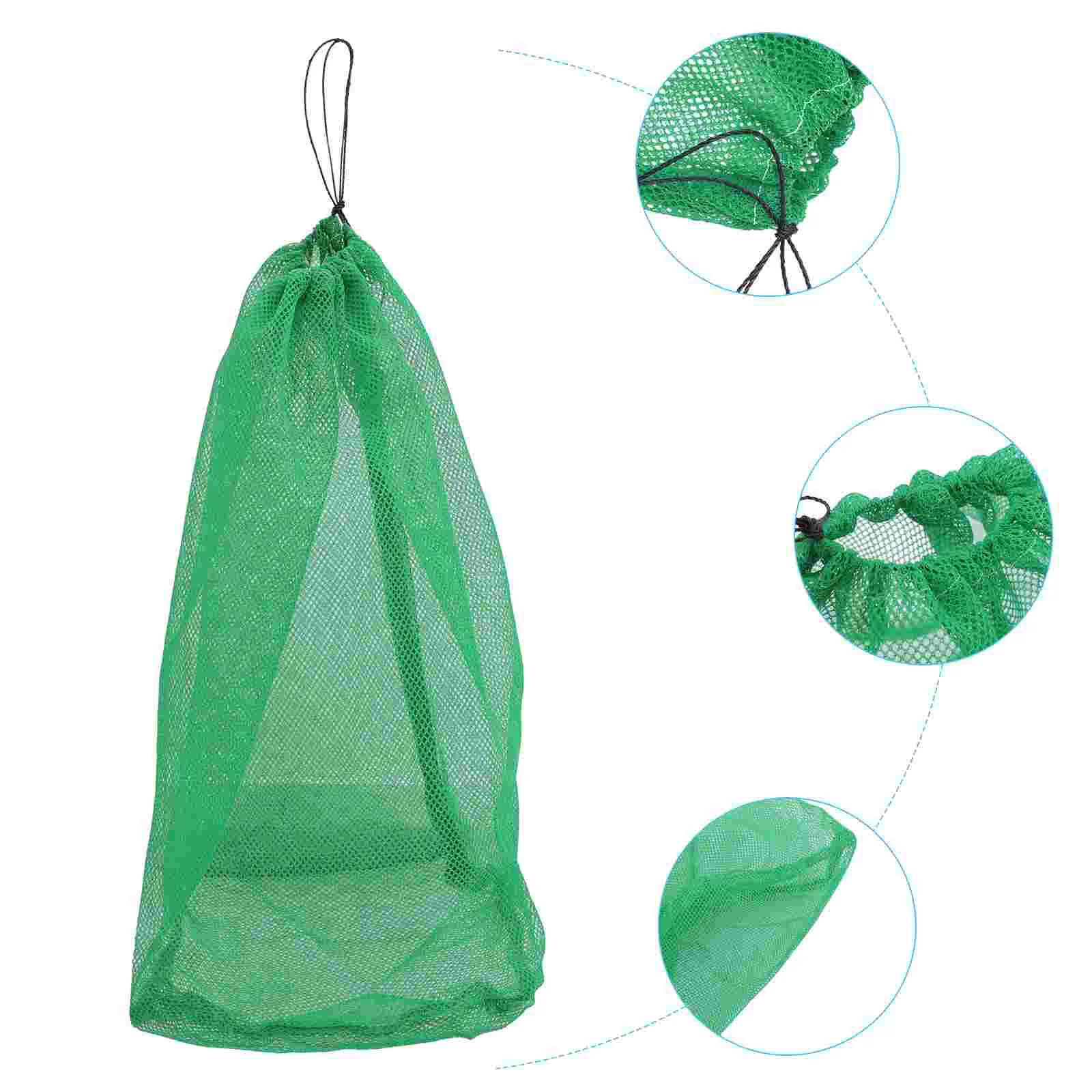 5 Pcs Fishing Net Bag Baits Mesh Bags Storage Accessories Nylon Drawstring for Tools
5 Pcs Fishing Net Bag Baits Mesh Bags Storage Accessories Nylon Drawstring for Tools