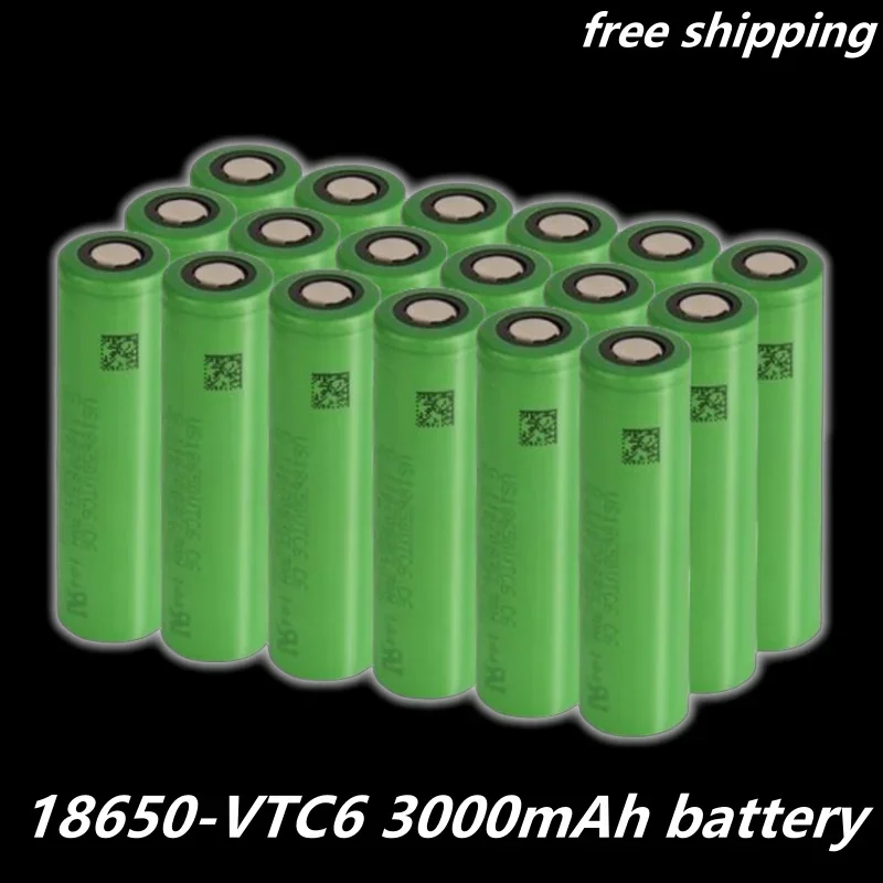 free shipping 18650 3.7V 3.0Ah Li-ion Rechargeable Battery for SONY 18650 VTC6 Toys DIY Power Tools Battery Flashlight
free shipping 18650 3.7V 3.0Ah Li-ion Rechargeable Battery for SONY 18650 VTC6 Toys DIY Power Tools Battery Flashlight