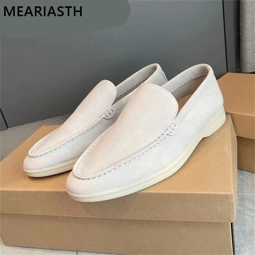2023 New High Quality Suede Loafers Shoes Men Round Toe Casual Comfort Slip On Flat Men Shoes Summer Walk Driving Shoes For Men
2023 New High Quality Suede Loafers Shoes Men Round Toe Casual Comfort Slip On Flat Men Shoes Summer Walk Driving Shoes For Men