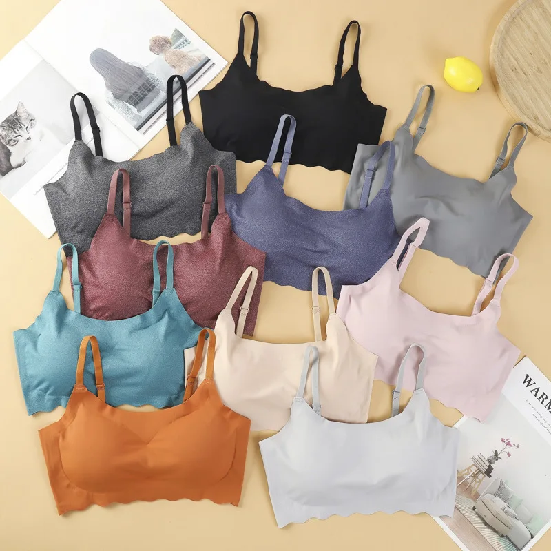 Ice Silk Bra Seamless Vest Bras Women Push Up Underwear Lingerie Sleep Top Yoyas Bralette нижнее белье женское Sports Underwear
Ice Silk Bra Seamless Vest Bras Women Push Up Underwear Lingerie Sleep Top Yoyas Bralette нижнее белье женское Sports Underwear
