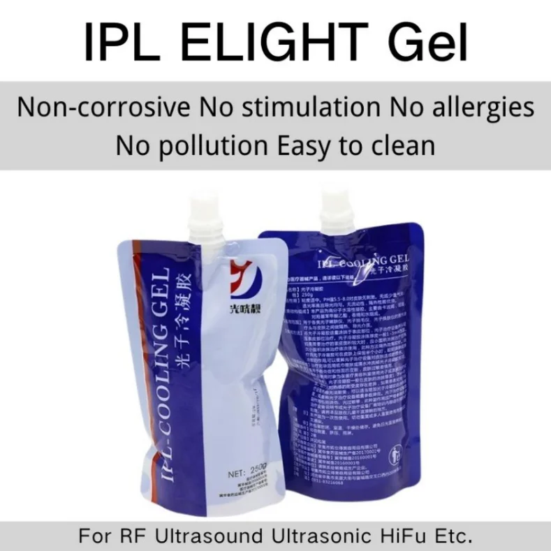 

IPL Accessories Elight Ipl Laser Cold Gel Skin Rejuvenation H-I-F-U R-F Cavitation Slimming For All Beauty 250g Ce Approval