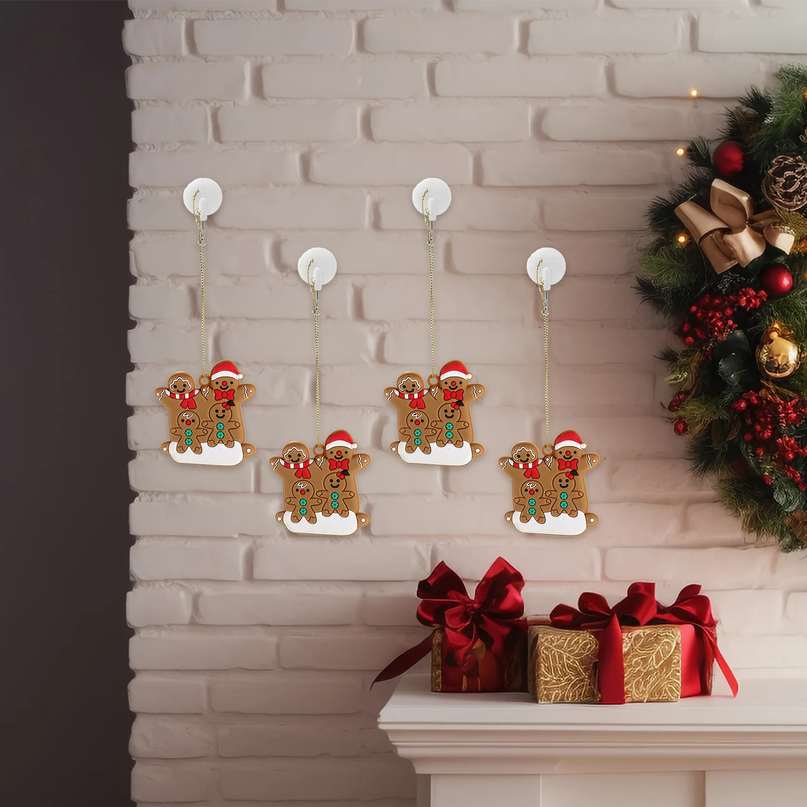 12pcs Gingerbread House Ornaments Xmas Tree Hanging Decorations Holiday Hanging Props
12pcs Gingerbread House Ornaments Xmas Tree Hanging Decorations Holiday Hanging Props