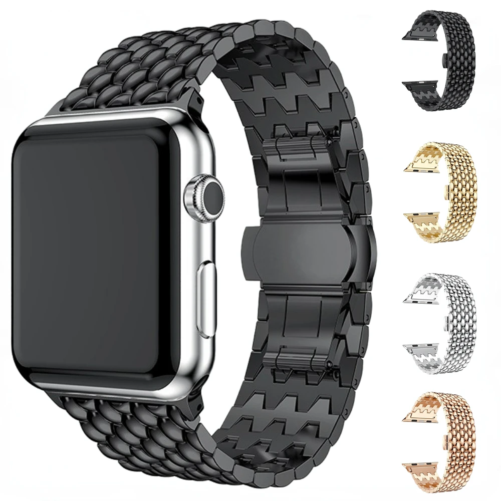 Stainless Steel Metal Strap for Apple Watch 49mm 45 41mm 44mm 40mm 42mm 38mm Dragon Pattern Wristband for Iwatch Series 87654SE
Stainless Steel Metal Strap for Apple Watch 49mm 45 41mm 44mm 40mm 42mm 38mm Dragon Pattern Wristband for Iwatch Series 87654SE