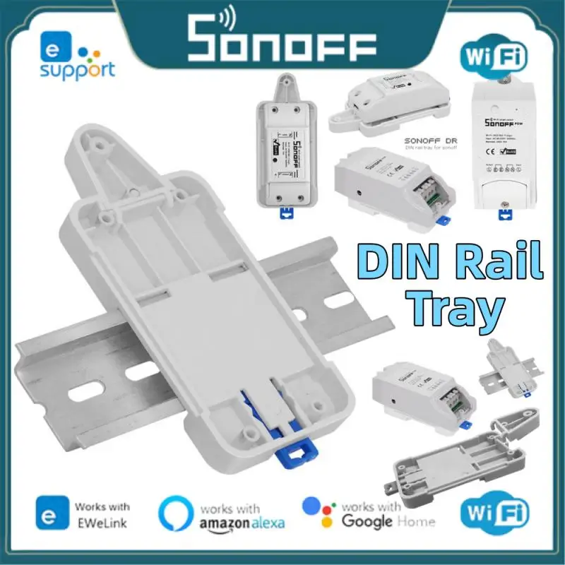 Sonoff Rail Tray DR DIN Модуль Автоматизации умного дома регулируемая монтируемая рельсовая шкала для устройства Sonoff 
Sonoff Rail Tray DR DIN Модуль Автоматизации умного дома регулируемая монтируемая рельсовая шкала для устройства Sonoff