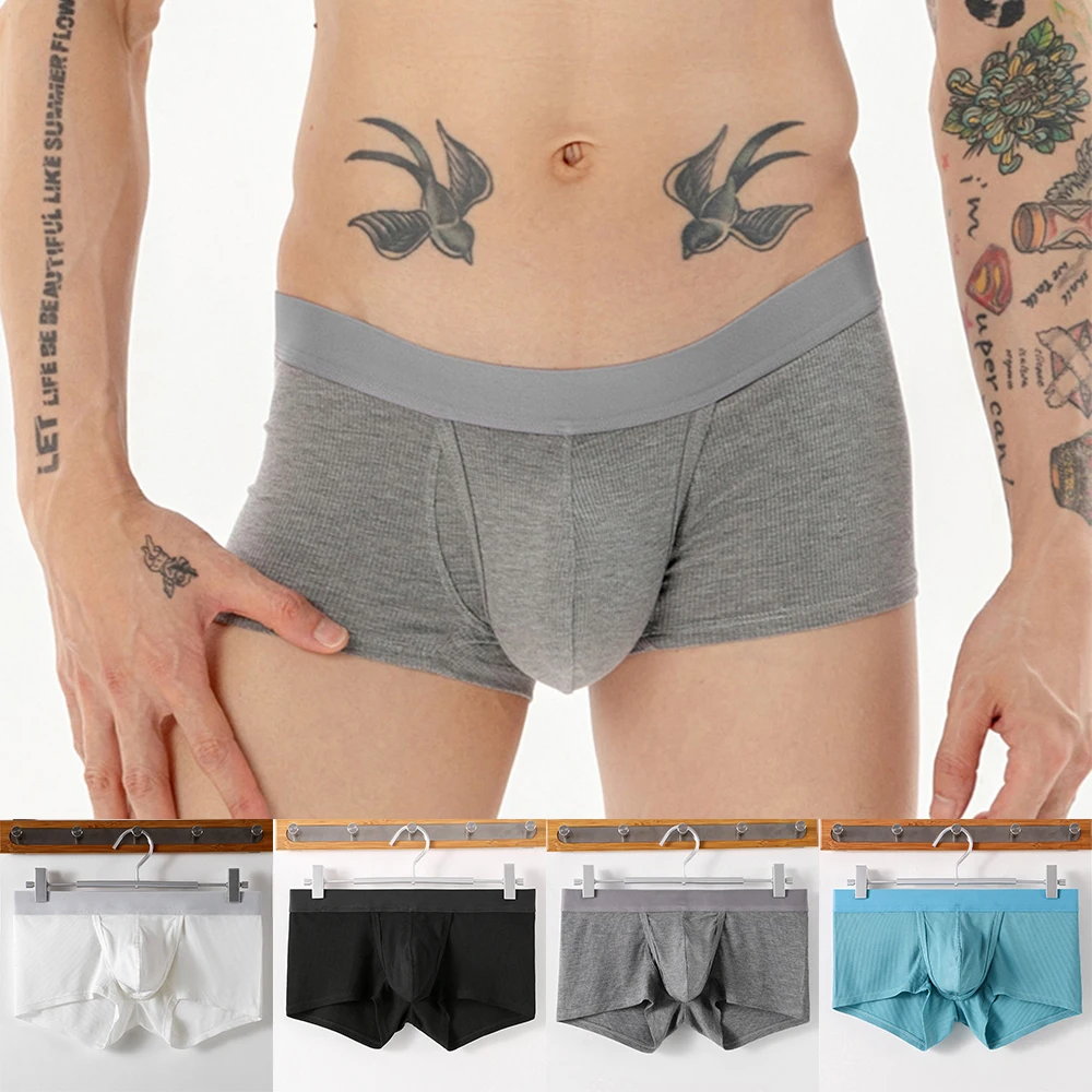 Men's Sexy Underwear Breathable U-Bulge Trunks Sports Big Pouch Cup Boxers Shorts Men Low Waist Stretchy Panties Underpants
Men's Sexy Underwear Breathable U-Bulge Trunks Sports Big Pouch Cup Boxers Shorts Men Low Waist Stretchy Panties Underpants