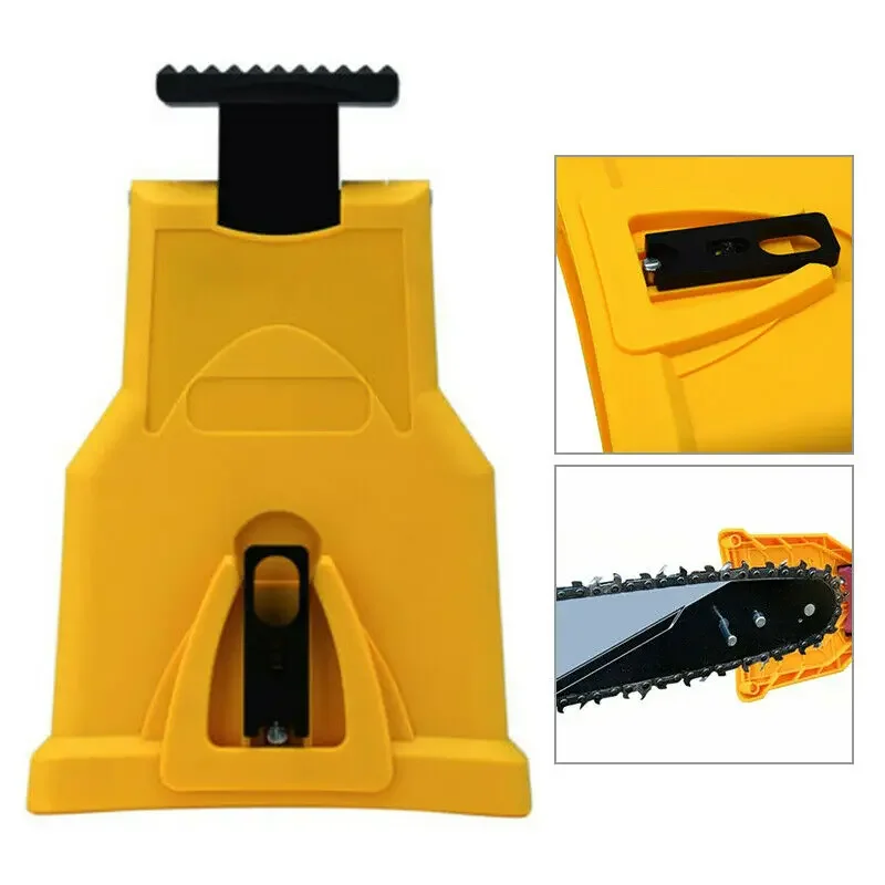 

Chainsaw Teeth Sharpener Portable Sharpen Chain Saw Bar-Mount Fast Grinding Sharpening Chainsaw Chain Woodworking Tools