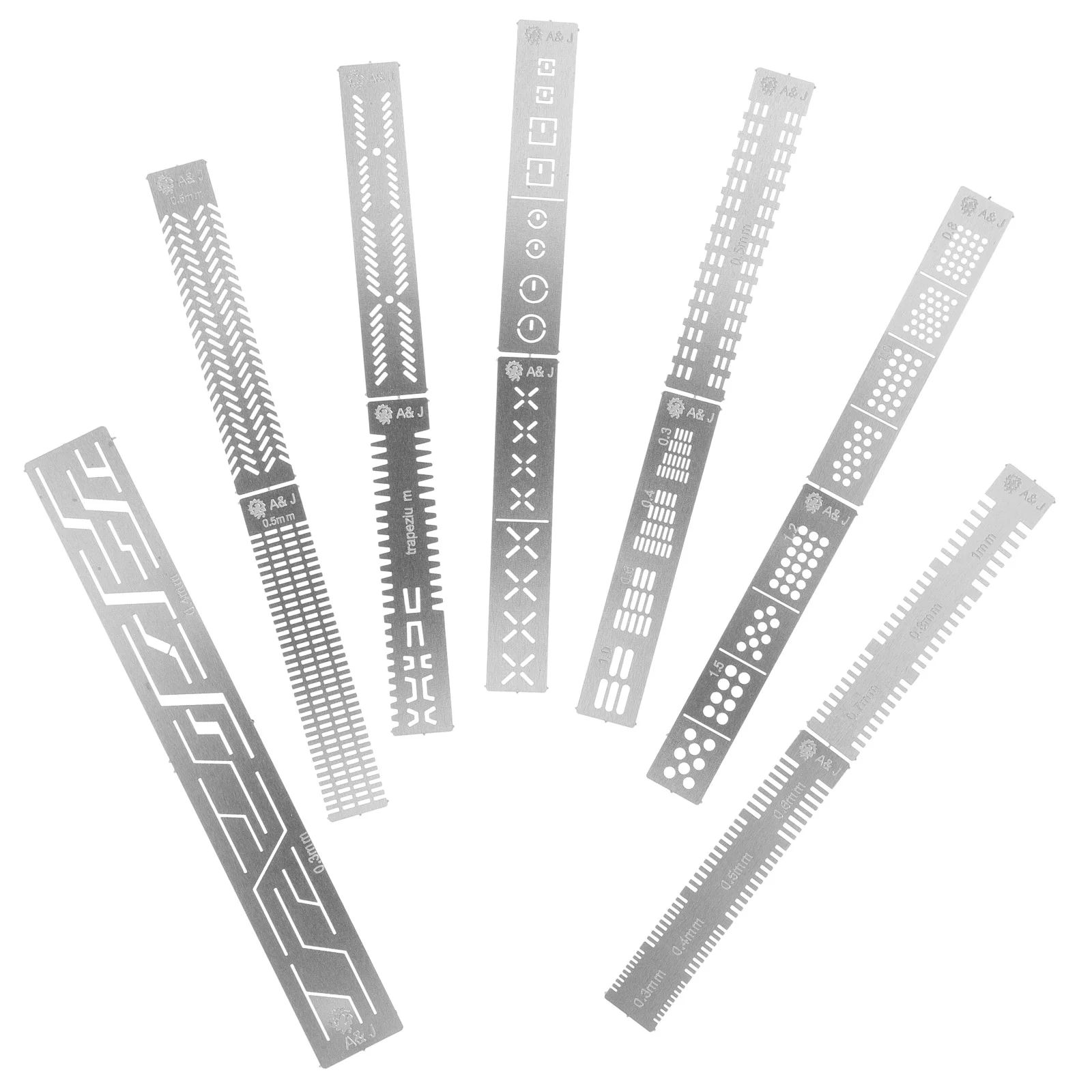 

Auxiliary Ruler for Action Figure Hobby Model Craft Stainless Steel Ruler Detail Maker Scribe line Ruler