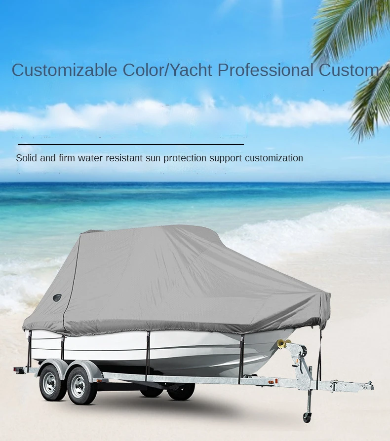 Yacht Waterproof Cover 420D Oxford Cloth Fish-Ski V-Hull Sunproof UV Protector Speedboat Canvas Sunshade Dustproof Marine Cover
Yacht Waterproof Cover 420D Oxford Cloth Fish-Ski V-Hull Sunproof UV Protector Speedboat Canvas Sunshade Dustproof Marine Cover