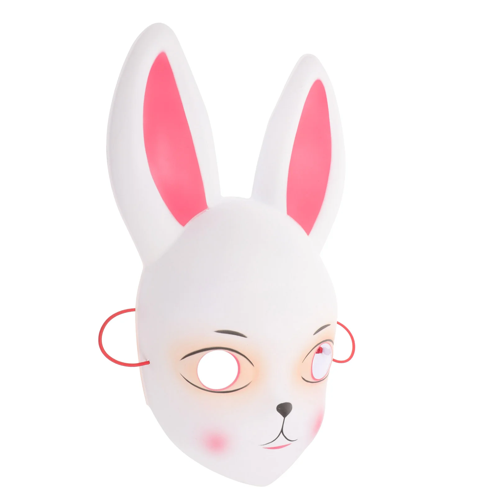 

Easter Bunny Ear Mask Plastic Rabbit Headband Easter Cosplay Costume Masquerade Mask Party Prop Carnival Mask Photo Prop