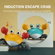 Gesture sensing Induction Escape Cute Crab Voice Control Rechargeable Electric Pet with Light Music ABS Early Educational Toys
Gesture sensing Induction Escape Cute Crab Voice Control Rechargeable Electric Pet with Light Music ABS Early Educational Toys