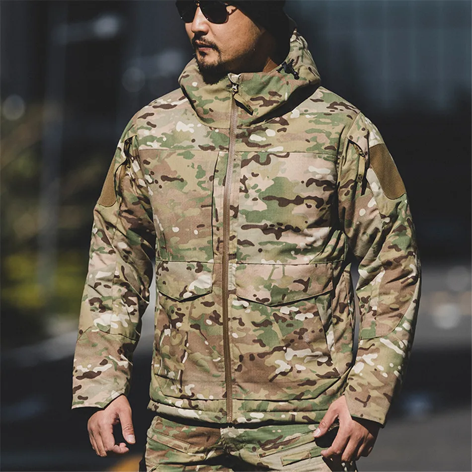 M65 Camo Tactical Combat Cotton Jacket Field Waterproof Wearable Training Military Uniform Winter Army Fan Camping Hiking Coat
M65 Camo Tactical Combat Cotton Jacket Field Waterproof Wearable Training Military Uniform Winter Army Fan Camping Hiking Coat