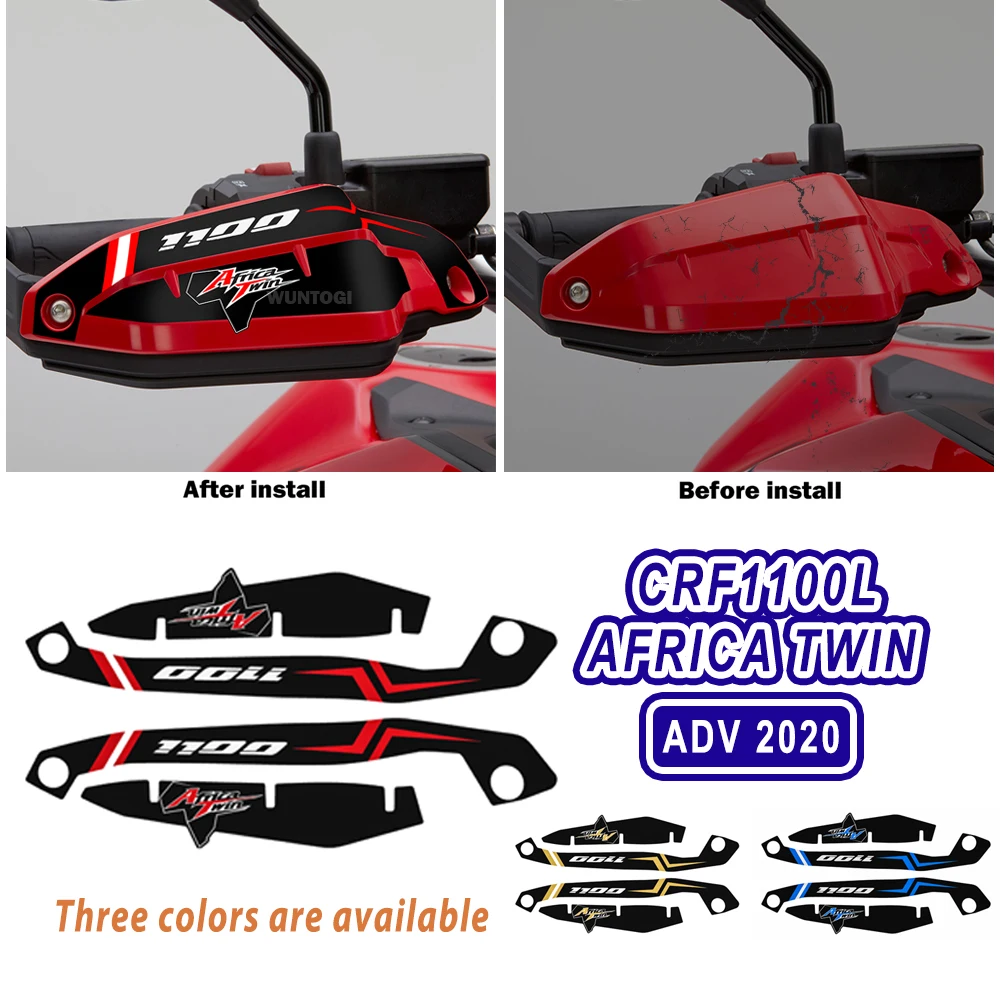 

Motorcycle Handguard Decals for Honda CRF1100L CRF 1100L Africa Twin Adventure ADV 2020 Original Protection Stickers Applique
