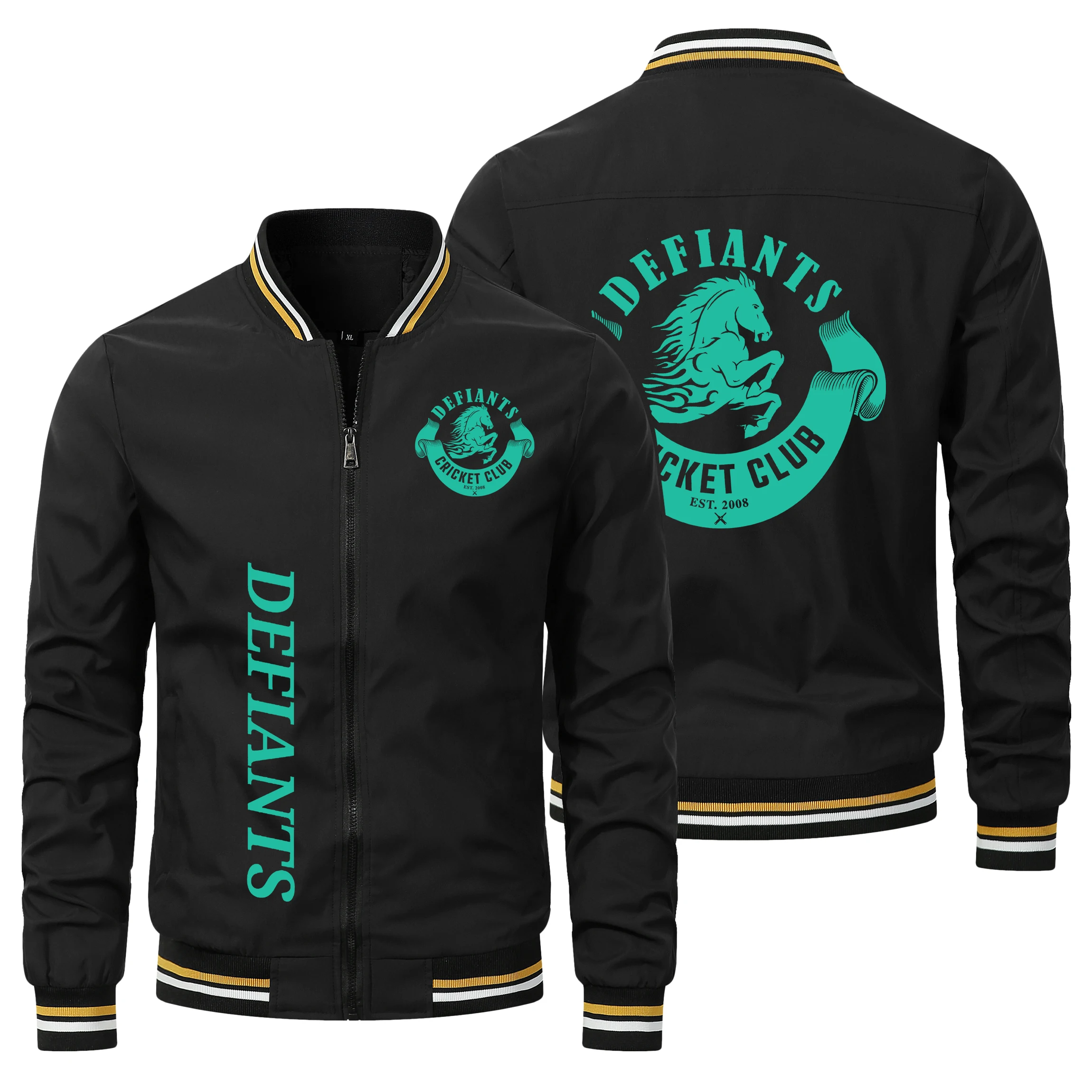 New Men Running Jackets Zip Up Motorcycle Bomber Jacket Elastic Hem Coat Male Slim Fit Outdoors Clothes for Men Autumn Winter
New Men Running Jackets Zip Up Motorcycle Bomber Jacket Elastic Hem Coat Male Slim Fit Outdoors Clothes for Men Autumn Winter