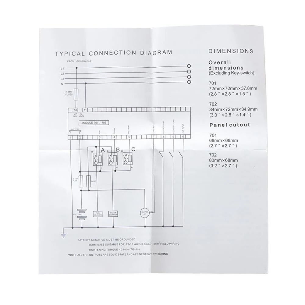 DSE702K-AS Auto Start Generator Controller Board Panel For Generator 8 V To 35 V DC 1.2Amp DC Power Supply Generator Panel
DSE702K-AS Auto Start Generator Controller Board Panel For Generator 8 V To 35 V DC 1.2Amp DC Power Supply Generator Panel