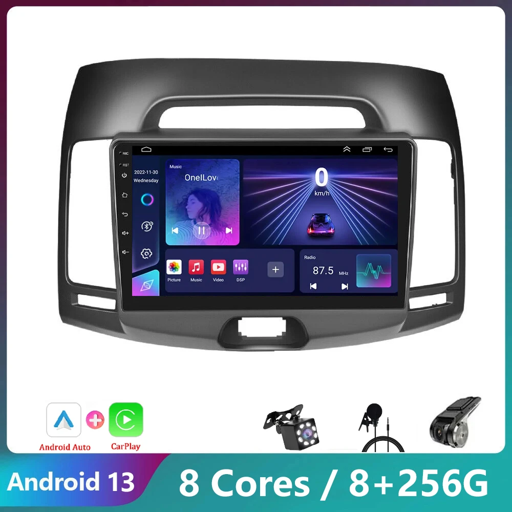 Автомобильный радиоприемник на Android 13 для Hyundai Elantra 4 HD 2006-2012, автомобильный радиоприемник, мультимедийный видеоплеер, навигация GPS, 4G + WIFI, без DVD, 2din
Автомобильный радиоприемник на Android 13 для Hyundai Elantra 4 HD 2006-2012, автомобильный радиоприемник, мультимедийный видеоплеер, навигация GPS, 4G + WIFI, без DVD, 2din