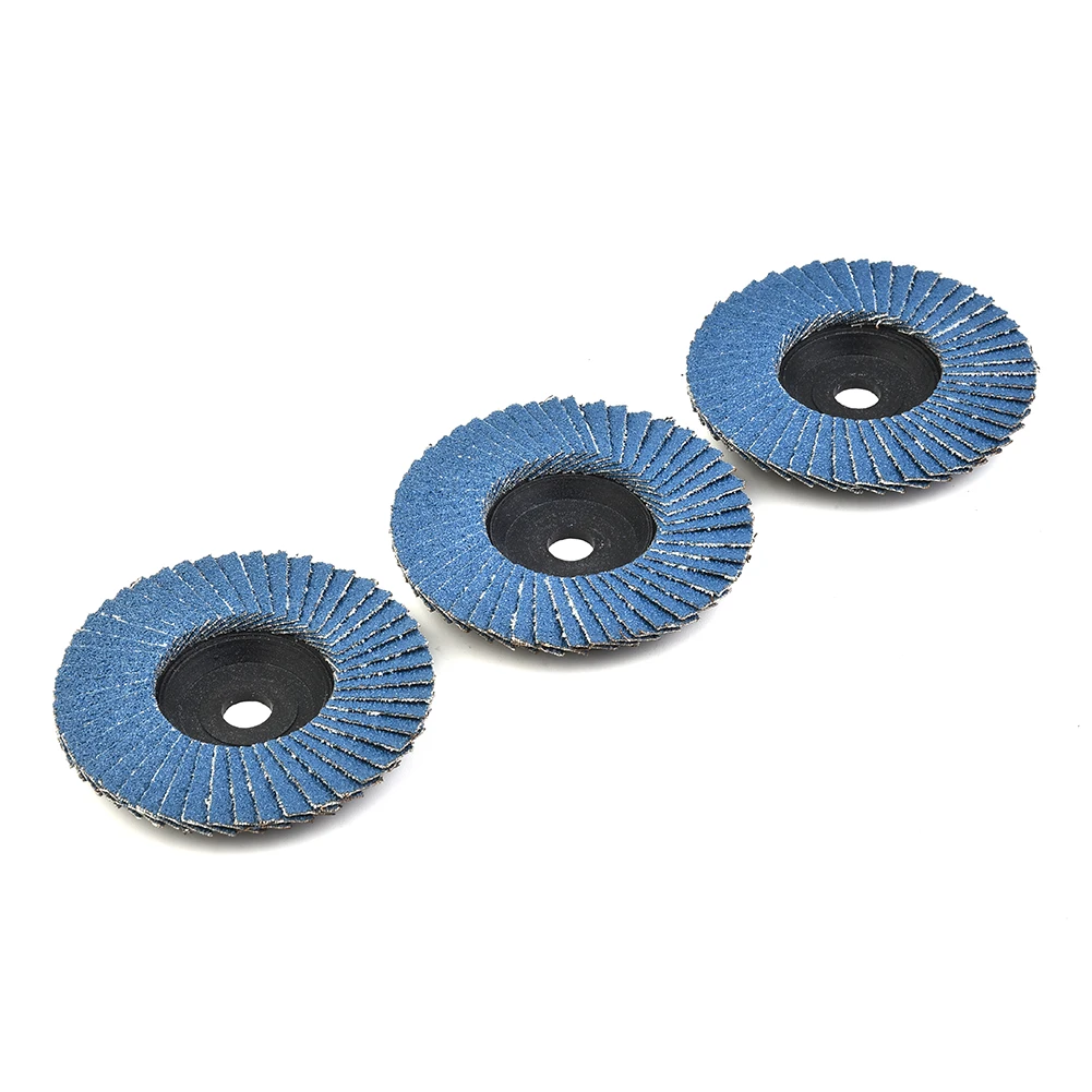 

3pcs 3 Inch Professional Flap Discs 75mm Sanding Discs 80 Grit Grinding Wheels Wood Cutting Polishing Sheet For Angle Grinder