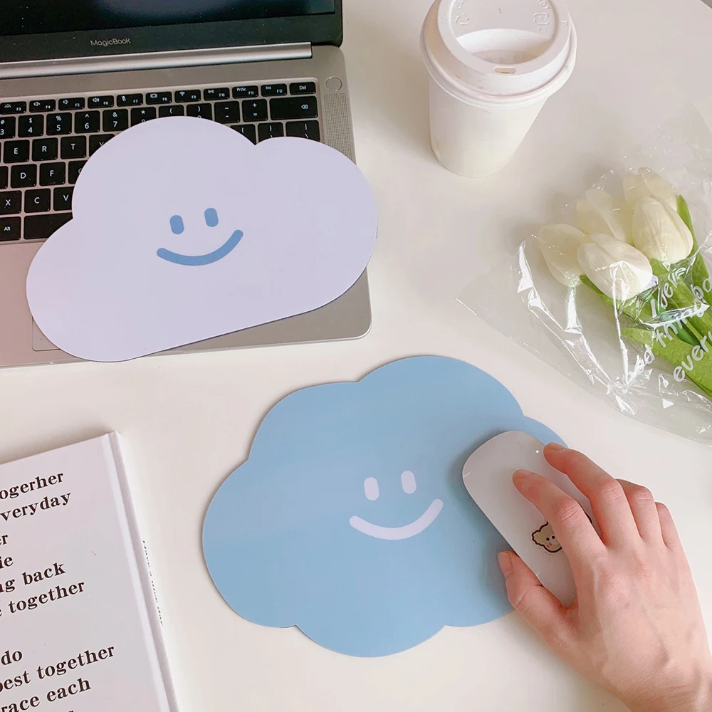 Smile Face Mouse Pad Cute Cloud Shape Mouse Mat Non Slip Table Mat Desk Organizer Table Coster Home Office Supplies Desk Set
Smile Face Mouse Pad Cute Cloud Shape Mouse Mat Non Slip Table Mat Desk Organizer Table Coster Home Office Supplies Desk Set
