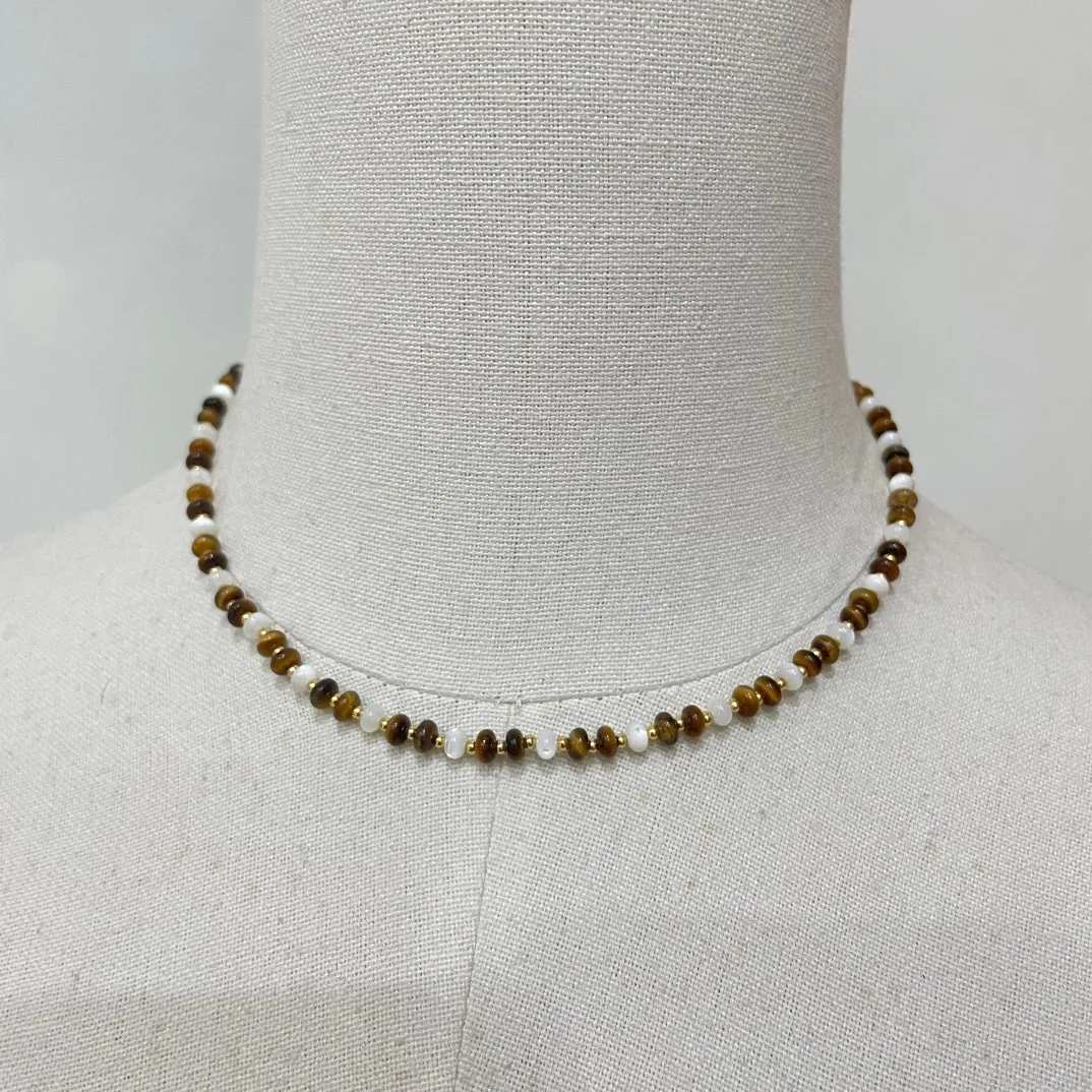 LONDANY necklace Summer New Opal Small Beads Necklace Women's Fashion Short Necklace Necklace Choker
LONDANY necklace Summer New Opal Small Beads Necklace Women's Fashion Short Necklace Necklace Choker