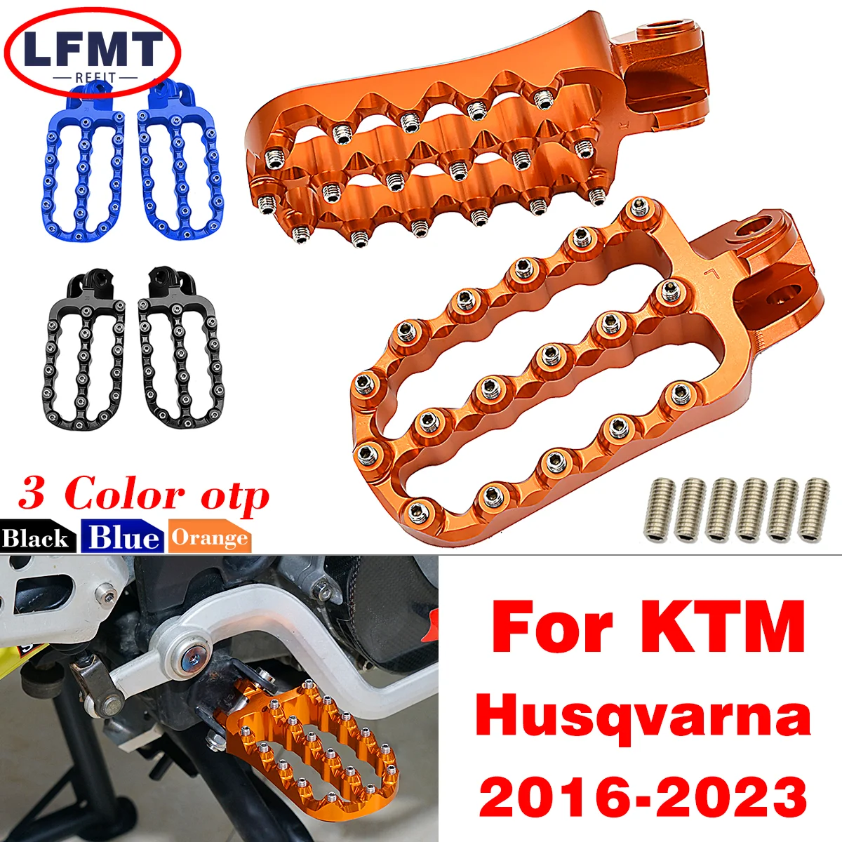 

Motorcycle Footboard foot treadle rest For KTM XC EXC EXC-F SX SX-F EXCF SXF 125-500 For Husqvarna TC FC TE FE TX FX 2005-2019