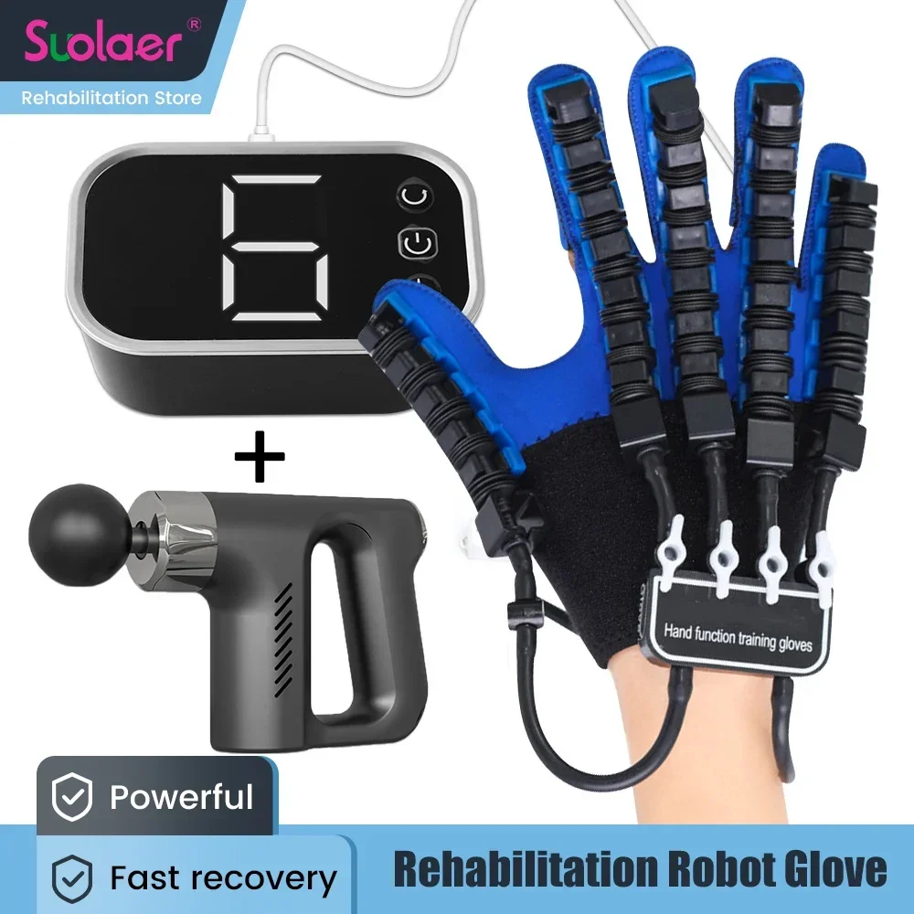 Rehabilitation Robot Gloves Stroke Hemiplegia Hand Finger Function Recovery Training Massage Glove Exerciser Machine +Fascia Gun
Rehabilitation Robot Gloves Stroke Hemiplegia Hand Finger Function Recovery Training Massage Glove Exerciser Machine +Fascia Gun