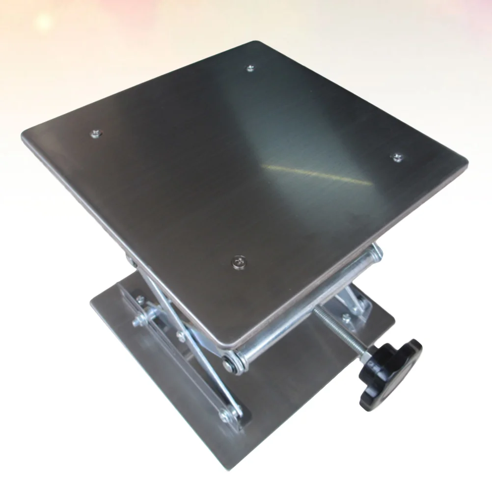 Lift Stand Stainless Steel Lift Jack Stand Mini Deck Scientific Scissor Lifting Jack Platform Precision Repair Stand (Silver)
Lift Stand Stainless Steel Lift Jack Stand Mini Deck Scientific Scissor Lifting Jack Platform Precision Repair Stand (Silver)