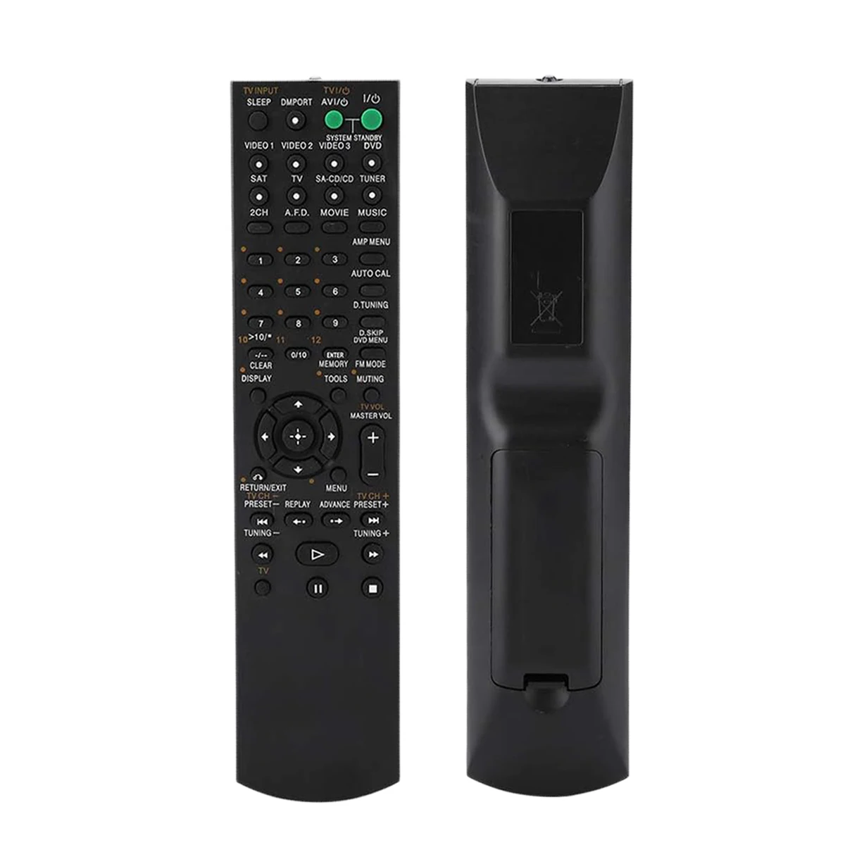 Запасной пульт дистанционного управления для Sony STR-K870P HT-DDW870 HT-5950DP HT-6900DP DVD система домашнего кинотеатра
Запасной пульт дистанционного управления для Sony STR-K870P HT-DDW870 HT-5950DP HT-6900DP DVD система домашнего кинотеатра