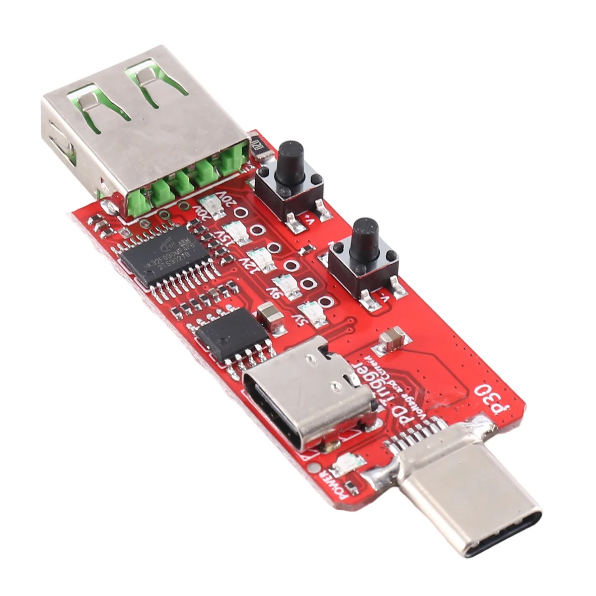 

Type-C USB-C PD2.0 PD3.0 Fast Charge Trigger Polling Detector USB-PD Notebook Power Supply Change Board Module