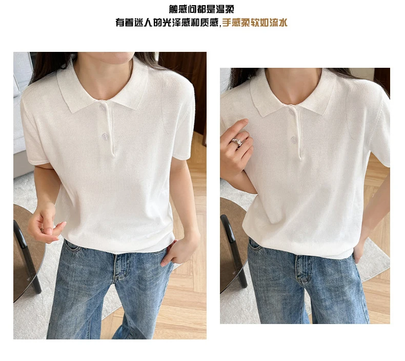 WinvyNee الصيف الملابس النسائية القطن بولو تي شيرت قصير الأكمام بولو طوق الملابس الصلبة بلوزة كاجوال الإناث بلايز أ 1002029 WinvyNee الصيف الملابس النسائية القطن بولو تي شيرت قصير الأكمام بولو طوق الملابس الصلبة بلوزة كاجوال الإناث بلايز أ 1002029