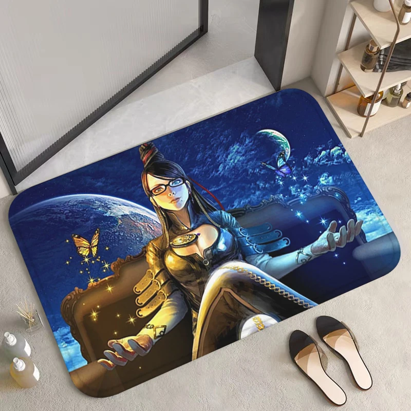 Anime Game B-Bayonetta Mat for Hallway Washable Non-slip Kitchen Rug Living Room Floor Carpet Entrance Doormat Home Bedroom Mats
Anime Game B-Bayonetta Mat for Hallway Washable Non-slip Kitchen Rug Living Room Floor Carpet Entrance Doormat Home Bedroom Mats