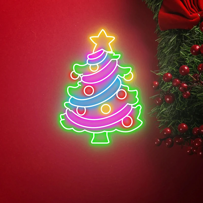 Christmas Tree Neon Sign Merry Christmas Neon Light Bedroom Home Wall Decor Led Lights Party Event Decoration Custom Neon Signs
Christmas Tree Neon Sign Merry Christmas Neon Light Bedroom Home Wall Decor Led Lights Party Event Decoration Custom Neon Signs