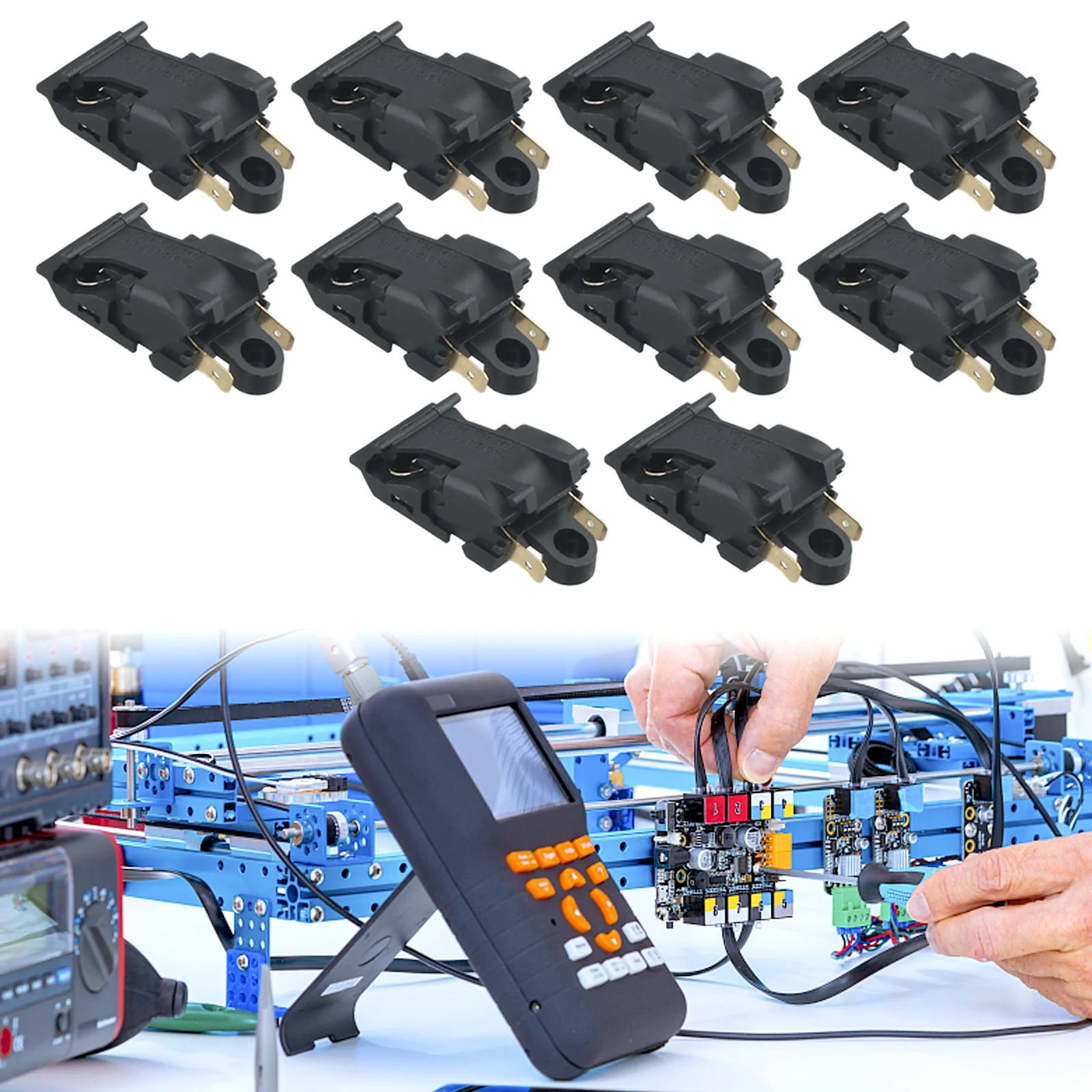 10-piece Electric Kettle Switch Thermostat Temperature Control XE-3 JB-01E 16A Parts For Replacing Damaged Kettle Thermostat
10-piece Electric Kettle Switch Thermostat Temperature Control XE-3 JB-01E 16A Parts For Replacing Damaged Kettle Thermostat
