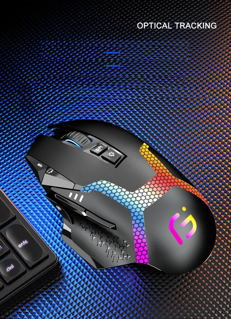 KuWfi 2.4GHz Wireless Mouse Gaming Computer 12800 DPI Mouse Gamer USB Bluetooth 5.0 RGB Rechargeable For PC Laptop Accessories KuWfi 2.4GHz Wireless Mouse Gaming Computer 12800 DPI Mouse Gamer USB Bluetooth 5.0 RGB Rechargeable For PC Laptop Accessories