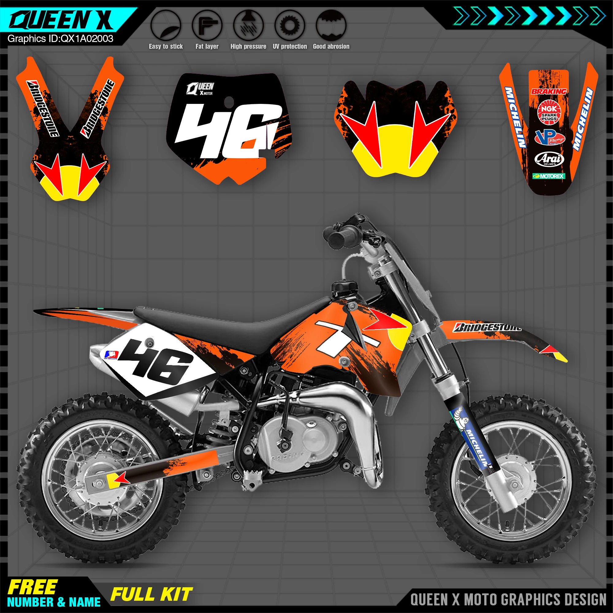 NEW Team Graphics Decals Sticker Background For KTM SX50 SX 50CC 50 MINI ADVENTURE MT50 MTK50 KTM50 2002 - 2008 Personality Gift
NEW Team Graphics Decals Sticker Background For KTM SX50 SX 50CC 50 MINI ADVENTURE MT50 MTK50 KTM50 2002 - 2008 Personality Gift
