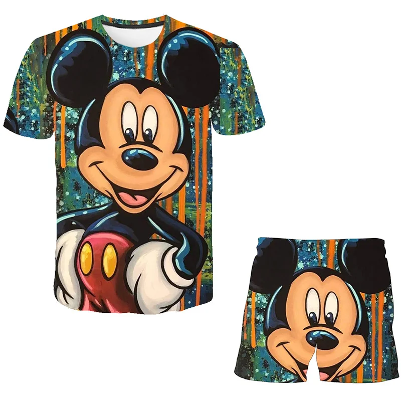 Mickey Mouse Clothing Sets Girls Disney Series Tee Shirts+Short Pants Clothes Summer Cartoon Casual Costumes Outfits 1-14 Years
Mickey Mouse Clothing Sets Girls Disney Series Tee Shirts+Short Pants Clothes Summer Cartoon Casual Costumes Outfits 1-14 Years